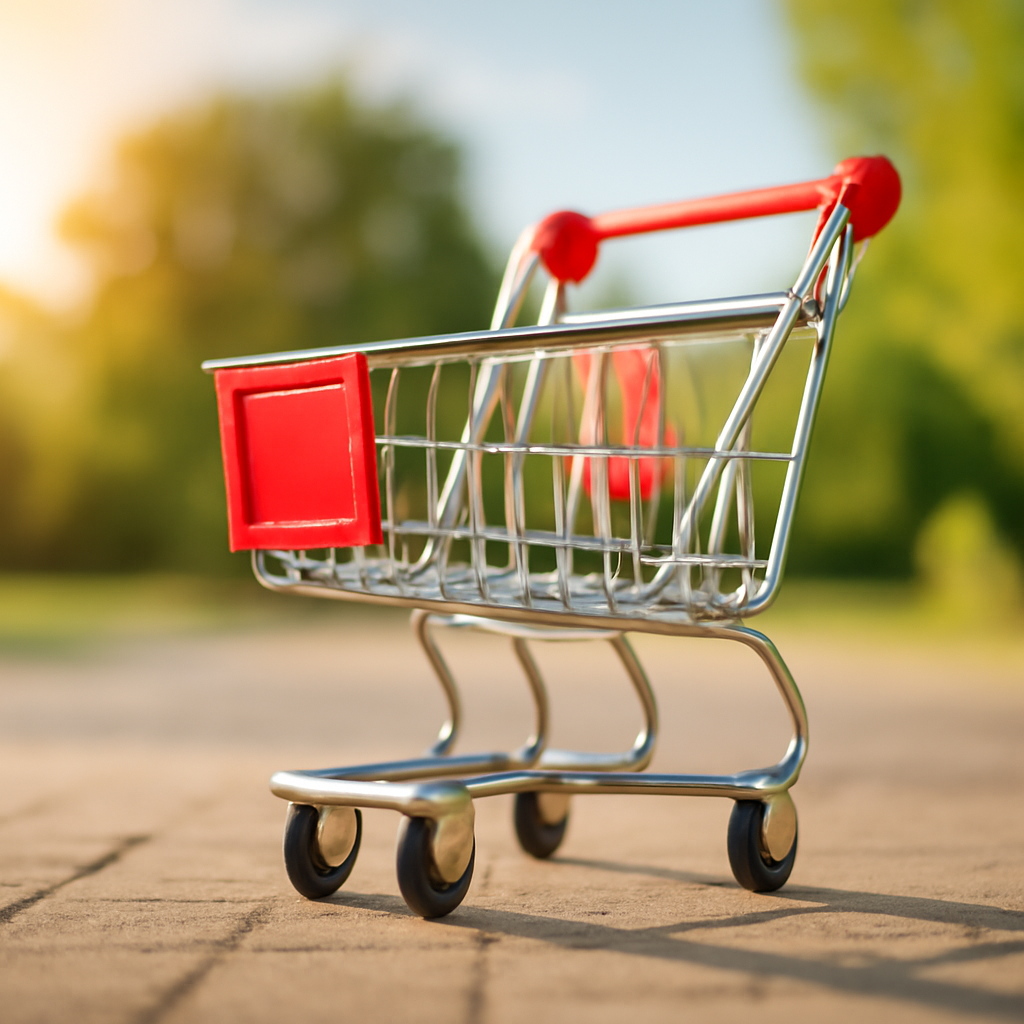 Rasentrimmer – Anwendung im Garten (KI)