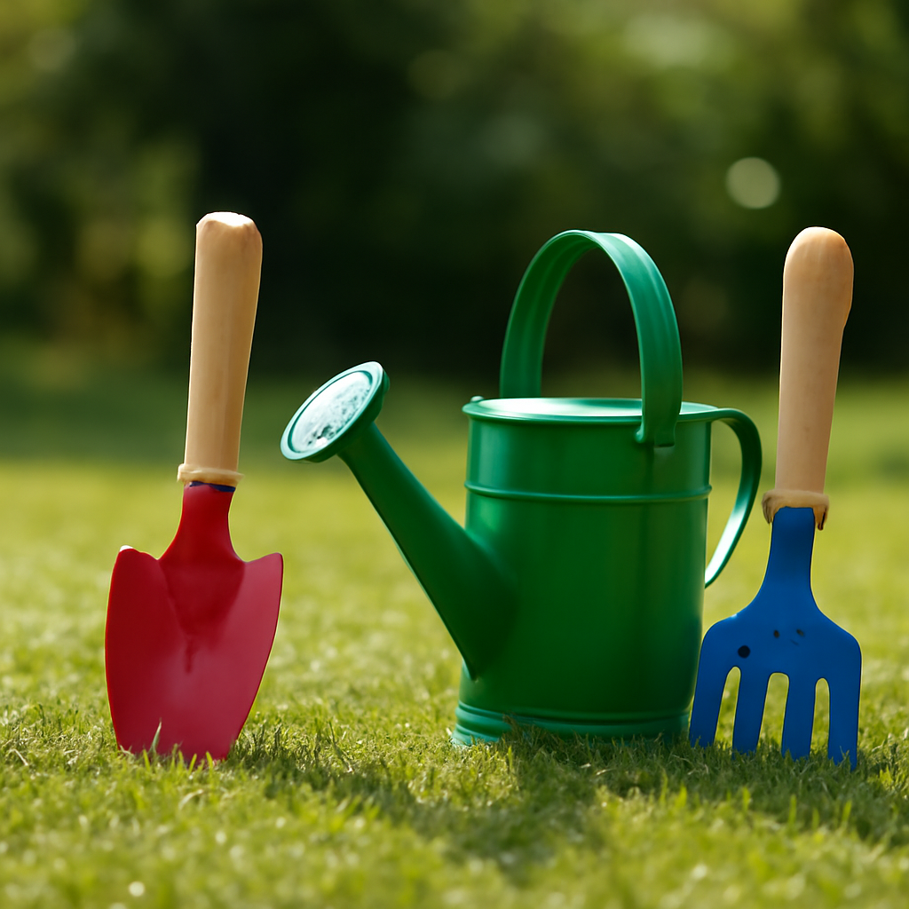 Rasentrimmer – Anwendung im Garten (KI)