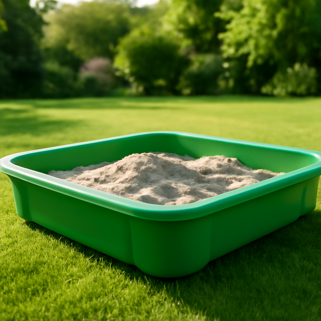 Rasentrimmer – Anwendung im Garten (KI)