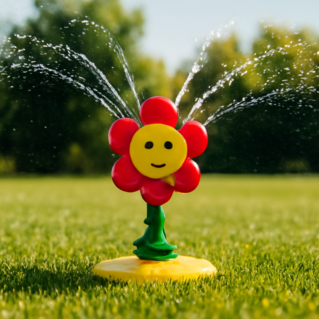 Rasentrimmer – Anwendung im Garten (KI)